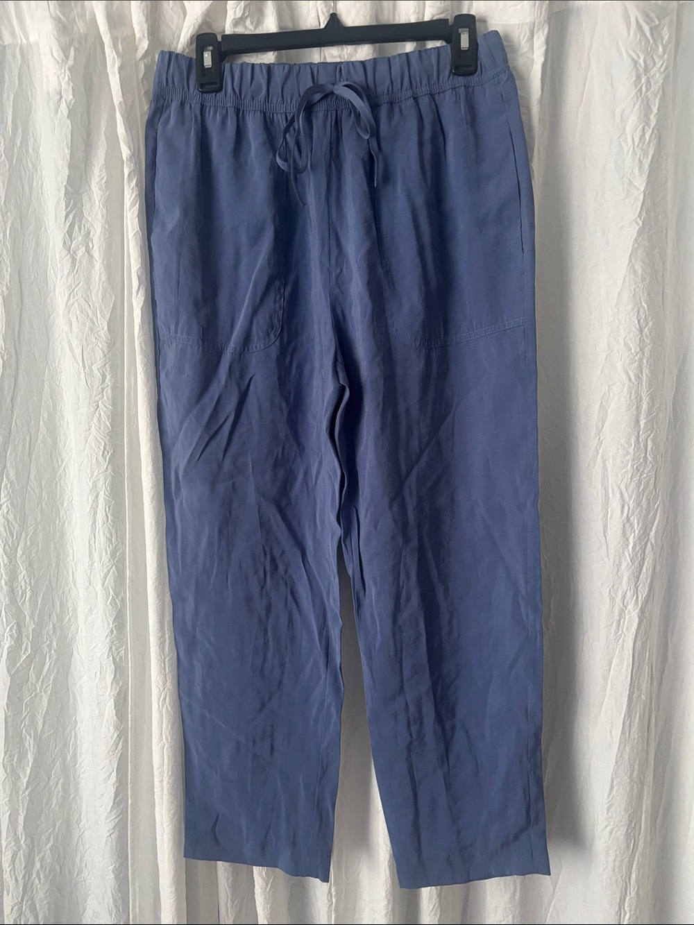 Zara Slate Blue Drawstring pants